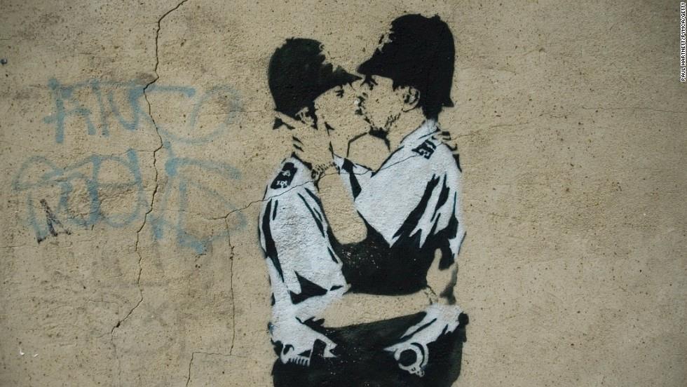 Artiest: Banksy Banksy is een artiest die in 1973 is geboren in Bristol, Engeland.