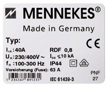 Contactdooscombinaties K Productinformatie IEC 61439 voor laagspanningsschakel- en verdeelinrichtingen.