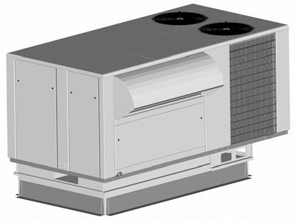 FUNCTIES EN VOORDELEN HOROS ROOFTOP AIRCONDITIONERS- OPTIES/ ACCESSOIRES Daksokkel met multidirectionele stroming Deze is gemaakt van gegalvaniseerd staal, uitgerust met kanaalflenzen.