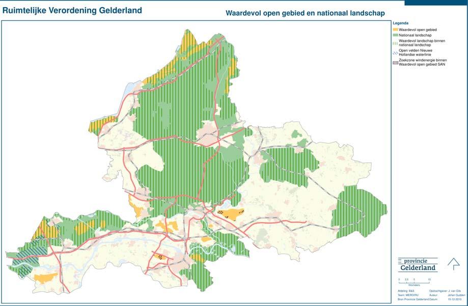 Kwaliteitsborging Waterlinie in Lingewaal Ruimtelijke Verordening Ruimtelijke Verordening Gelderland Artikel 21 Nieuwe Hollandse Waterlinie: 21.