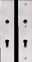 1.0.0 6 PB23-KT AII FERROVIA PAGE 9 - LSQSM-KT LSQSM- LSQSM-2KT LSQSM-KT massieve veiligheidsschilden ten behoeve van deurkrukken met kerntrekbeveiliging solid security plates to suit lever handles