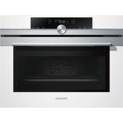 SIEMENS oven met magnetron inbouw CM633GBW1 973,- Gratis bezorgd in Nederland Bezorgopties Oude apparaat retour Inbouwen + 69,00 Levering op verdieping + 24,00 Beschrijving De Siemens CM633GBW1 is