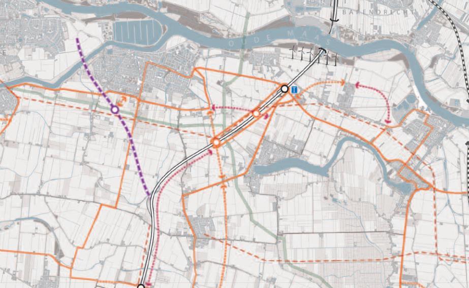 Figuur 9: Zoekgebieden windturbines Structuurvisie Hoeksche Waard (locatie Oude Maas is omcirkeld). 3.4 Gemeente Op 7 maart 2013 heeft de gemeenteraad de Structuurvisie Binnenmaas 2020 vastgesteld.