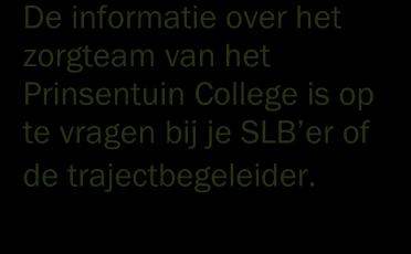 Intake: vindt plaats via intakegesprek. De trajectbegeleider zorg bespreekt met jou de benodigde stappen van training, testen, coachen, begeleiden tot doorverwijzen.