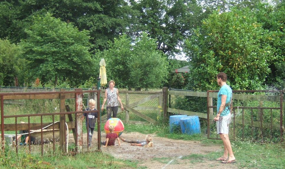 Na afloop hebben we nog een slakkenrace gehouden het was heel gezellig!