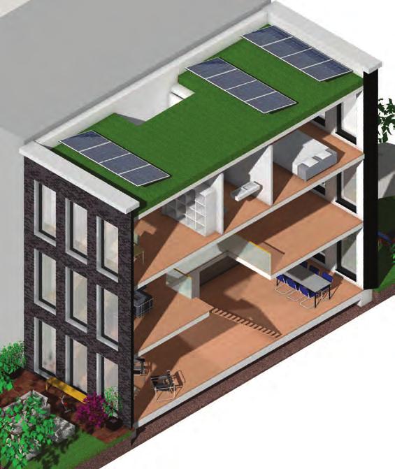 4800 4800 5100 5100 3840 12500 4180 3580 Tussenwoning HERENHUIS Deze rijwoning is efficiënt en tijdloos door de neutrale