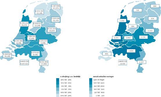 24 tember 20 5 van 13 Meer informatie over de gemiddelde koopsom en het aantal verkopen per woningtype op landelijk en provinciaal niveau is opgenomen in de bijlagen.