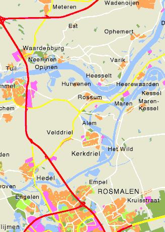 Bommelerwaard IJsselstreek Oostelijke Betuwe en Nijmegen