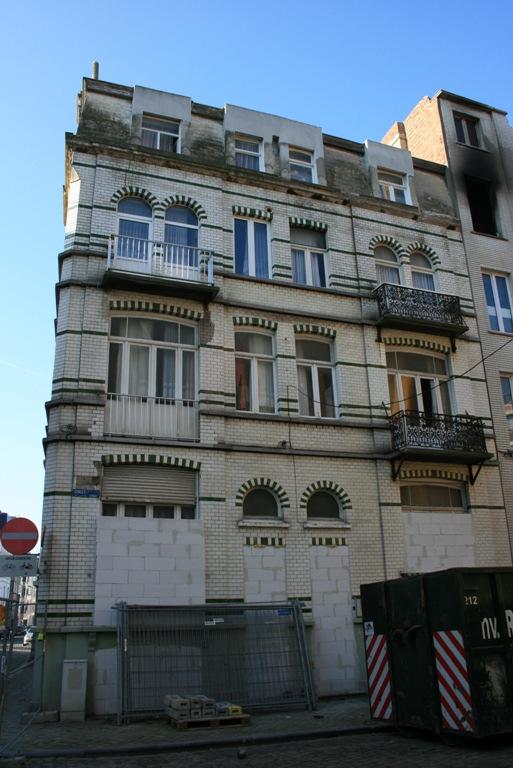 Chaletstraat Terug een voorbeeld van panden in afwachting van hun sloop.