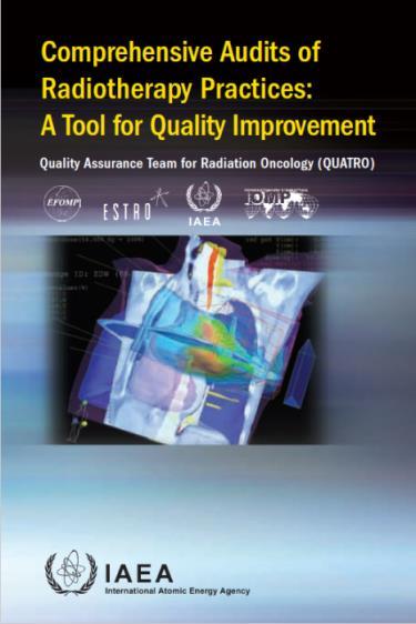 Modaliteiten en frequenties radiotherapie Klinische audits: Externe klinische audit: minstens 1x/5 jaar (art 32) Sedert 2009 Referentiedocument Quatro (IAEA) Organisatie: College Radiotherapie