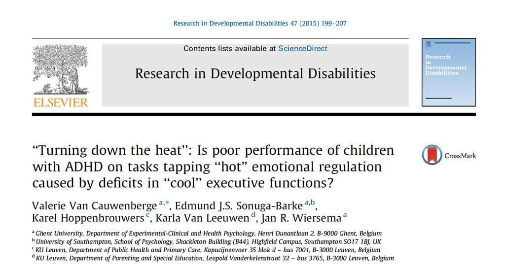 STUDIE 1: EMOTIONELE N-BACK TAAK Aandacht bij taak houden ondanks taak-irrelevante emotionele