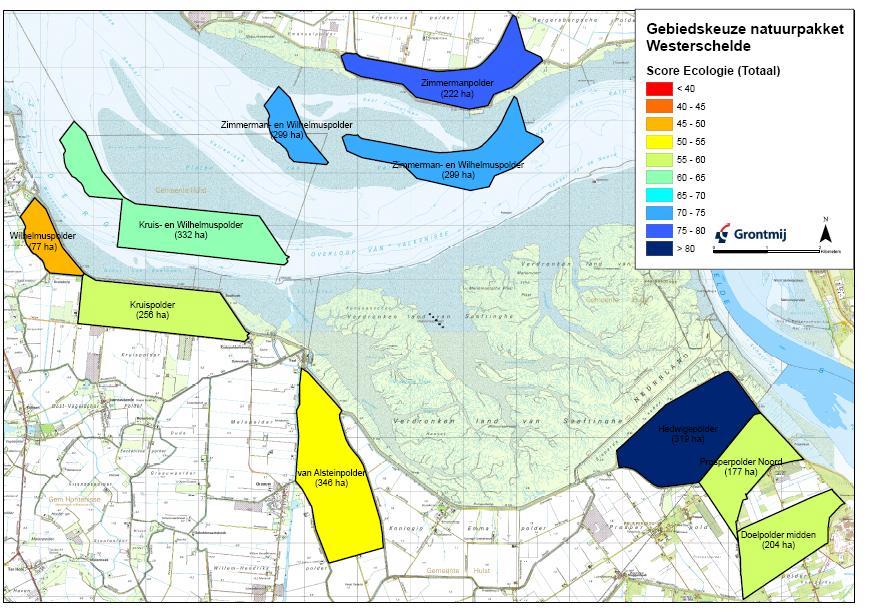 Ontwerp-Inpassingsplan Hertogin Hedwigepolder / 09 juli 2013 Rapport Locatiekeuze Hedwige- en Prosperpolder Relevant in dit verband is het onderzoek en het naar aanleiding daarvan opgestelde rapport