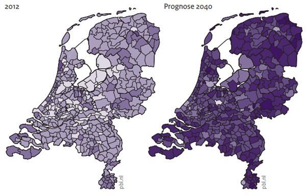 29 Vergrijzing en demografische krimp: kans of bedreiging voor de detailhandel? perifere delen van Nederland.