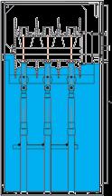 .. HET KABELCOMPARTMENT Het kabelcompartiment bevindt zich achter de vergrendelbare, afneembare deur van de DF--cel.