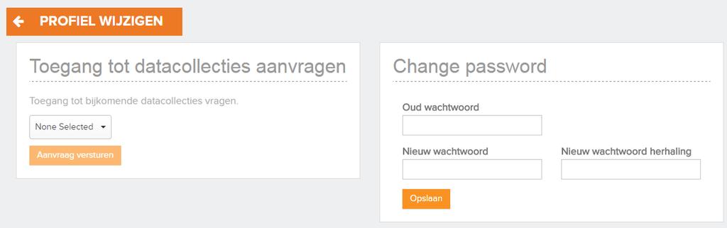 Profiel wijzigen (Paswoord wijzigen