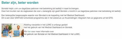 Mogelijk is er tijdens uw verblijf op afdeling Nierziekten of op de polikliniek al een account voor u aangemaakt door een medewerker van het LUMC.