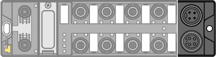 8009560 ingang M12 x 1 voedingskabel (voorbeeld): RKM43-1-RSM43 Ident-nr.