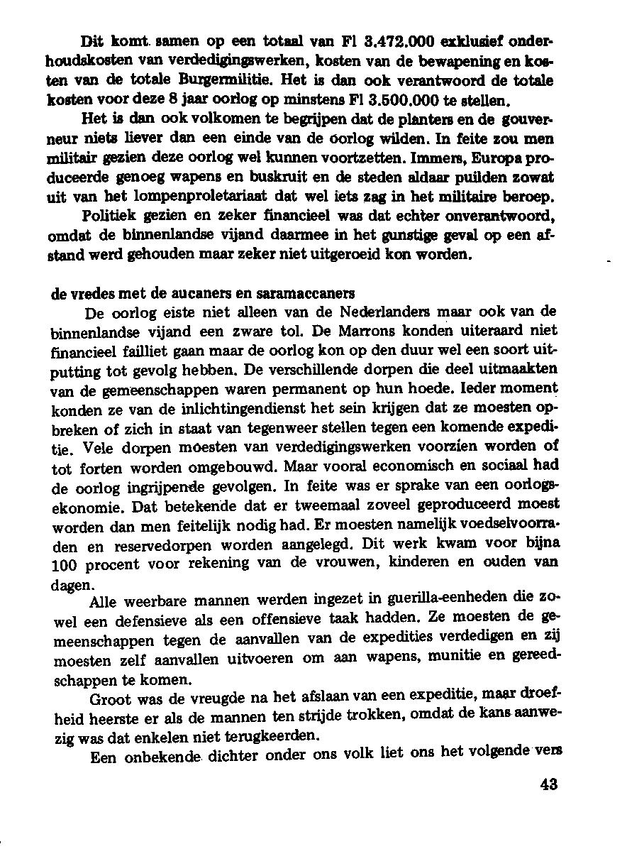 nit tomt.lamen op MD totaal. van Fl 8.472.000 extlusief odderhoudskosten van vel.'dectiginpwerken, tosten van de bewapening en toeten van de totale BUlIermilitie.