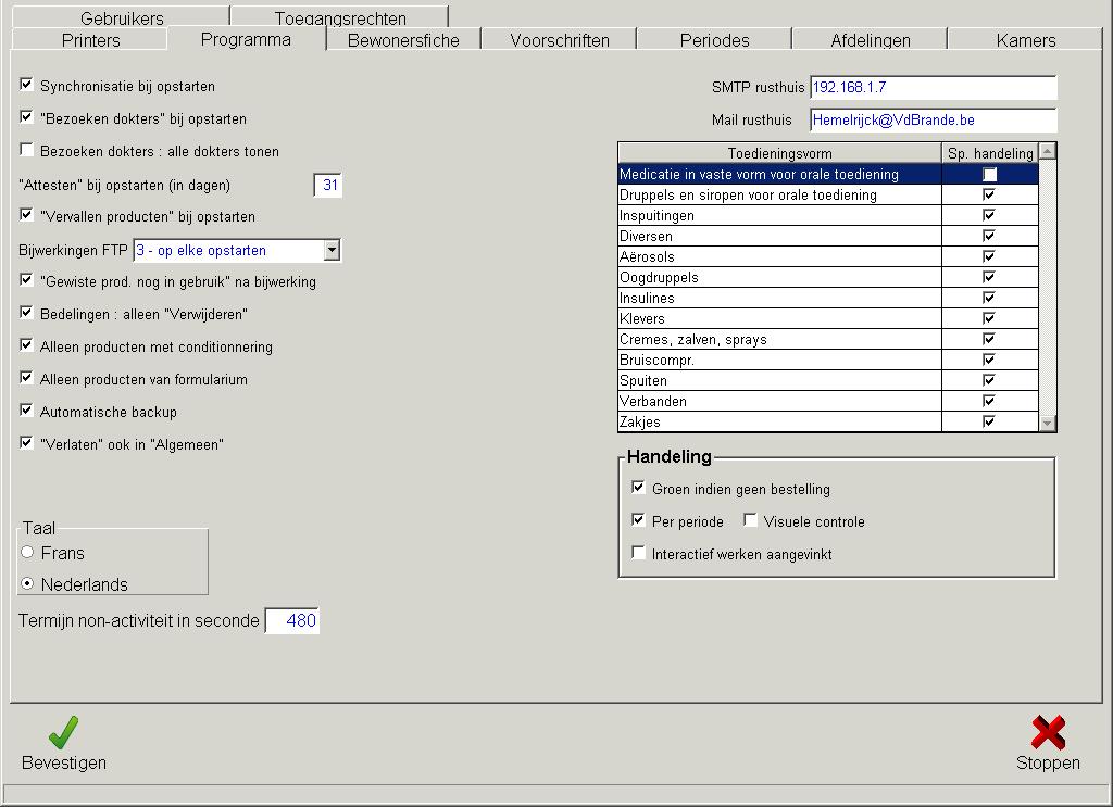 Beeld voor afdrukken en formaat papier is voorschrift aanvinken. 6.5.1 