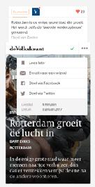 NS app Bij de mobile app van ns is te zien hoe ver de trein nog te gaan heeft, voordat hij op het desbetreffende station aan komt.