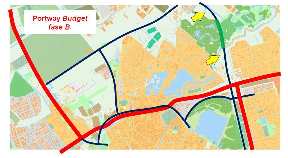 Fase B Regionale verbinding Lansingerland In fase B ligt de focus op versterking van de regionale verbinding tussen Lansingerland en Rotterdam alsmede op verbetering van de aansluiting van