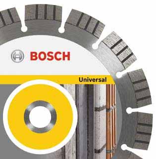 Bosch accessoires /2 Diamant(door)slijpen en -boren Doorslijpschijven 287 Best for Universal and Metal Extreme snelheid in alle materialen Diamanten voor een optimale snelheid De diamanten zorgen