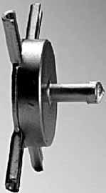 eenvoudig aanboren Houder voor centreerkruis /4" UNC opname Ø 32-57 mm 0mm segmenthoogte van Ø 32-42mm,5mm segmenthoogte van Ø 52-57mm Diamantboorkronen voor droog boren /4" UNC Best for Universal