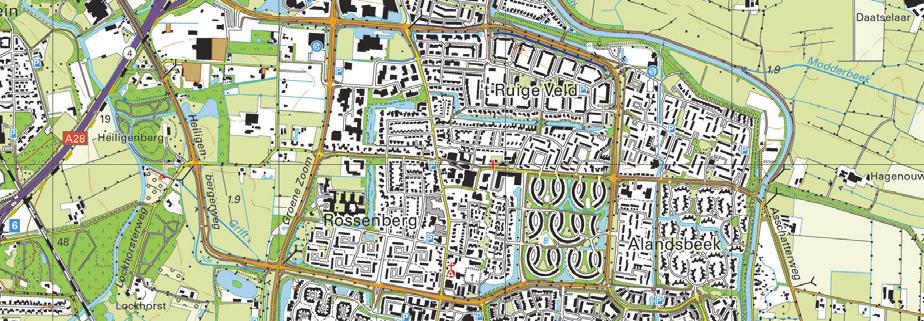 Beschrijving van het plangebied Ligging van het plangebied Het plangebied bestaat uit het Gemeentehuis en de omringende groenstroken, aan t Erf, in het