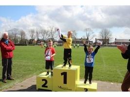 Iedereen kreeg een medaille en zelfs het podium werd een aantal