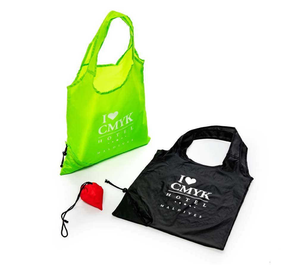 Opvouwbare tas Luxe De opvouwbare tas Luxe is gemaakt van een zwaardere kwaliteit polyester en is dus geschikt om