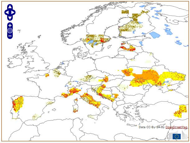 2.3 Europa Het IRI 2 doet in zijn driemaandelijkse verwachting (oktober-november-december) voor het overgrote deel van onze hydrologische regio geen uitspraak over de temperaturen en