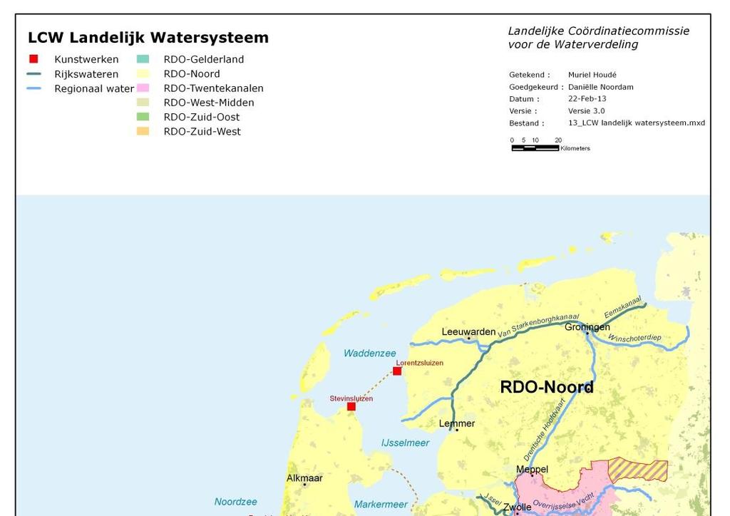 LDWD Landelijk draaiboek waterverdeling en droogte 9 december 2015 - het Managementteam Watertekorten (MTW) en AT/ICCb/MCCb adviseren en ondersteunen.