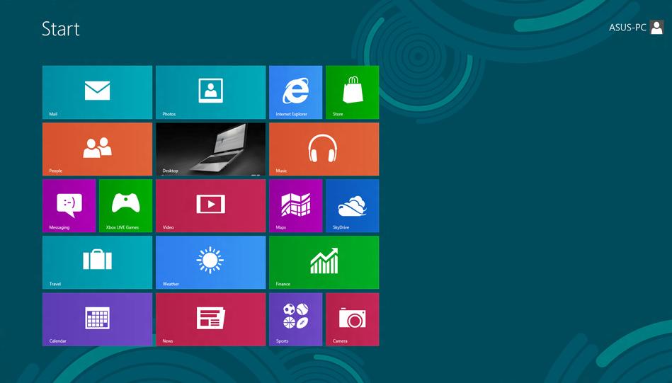 Windows -UI Windows 8 is uitgerust met een gebruikersinterface (UI) met tegels, waarmee u Windows -toepassingen gemakkelijk kunt ordenen en openen vanaf het startscherm.