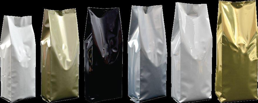 15 12 Zijvouwzak De zijvouwzak is een verpakking die voornamelijk wordt gebruikt voor het verpakken van voedsel; met name koffie en thee.