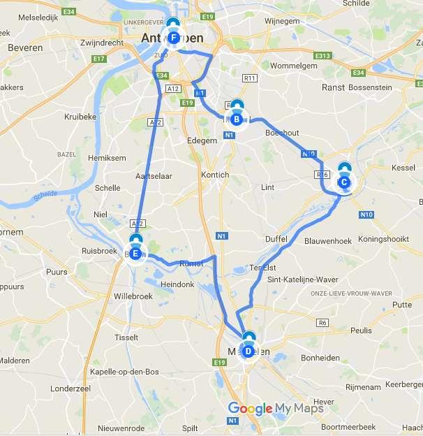 10 Case 2: distributie 7 km 16 km 14 km 23 km Item Totale afstand rit Rijdtijd (incl.