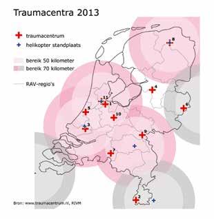 26 De keten van acute zorg RAV s werken nauw samen met de partners in de acute zorgketen, zoals ziekenhuizen, traumacentra, huisartsen, huisartsenposten, GGZ-instellingen en verloskundigen.