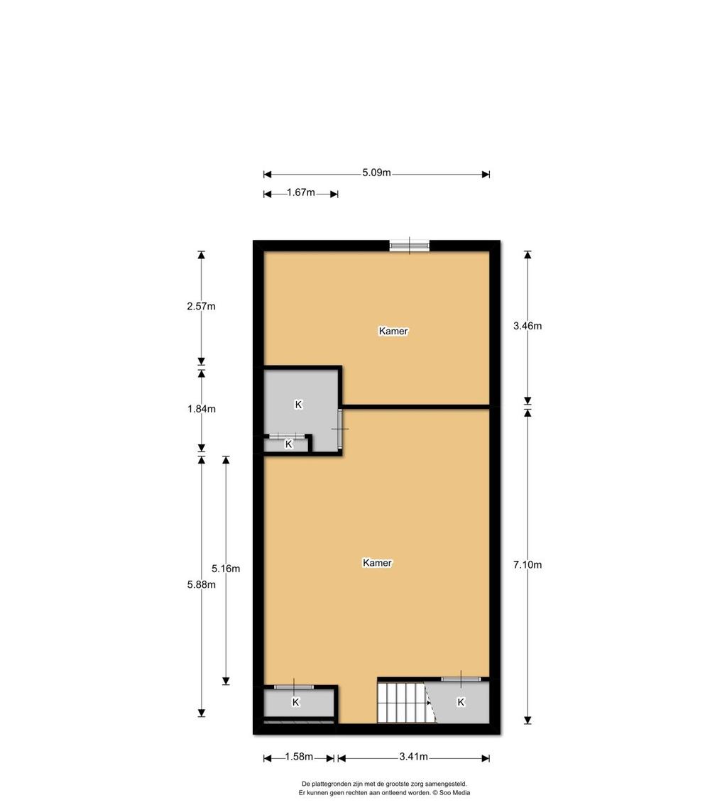 De plattegrond van het