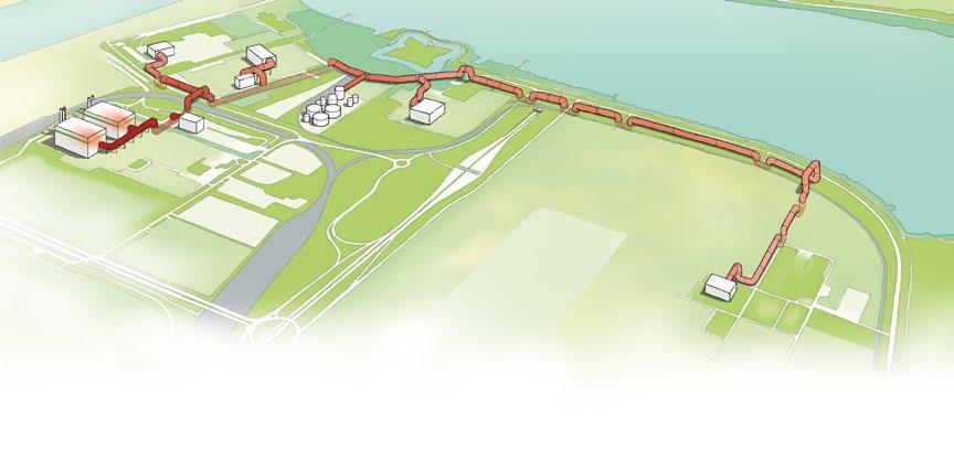 TERUGWINNING ENERGIE MOGELIJK MAKEN STOOM- EN WARMTENETWERKEN IN BELGIË Werken aan het ECLUSE-stoomnetwerk van start gegaan In de Waaslandhaven is op 6 februari 2017 de eerste buis gelegd van het