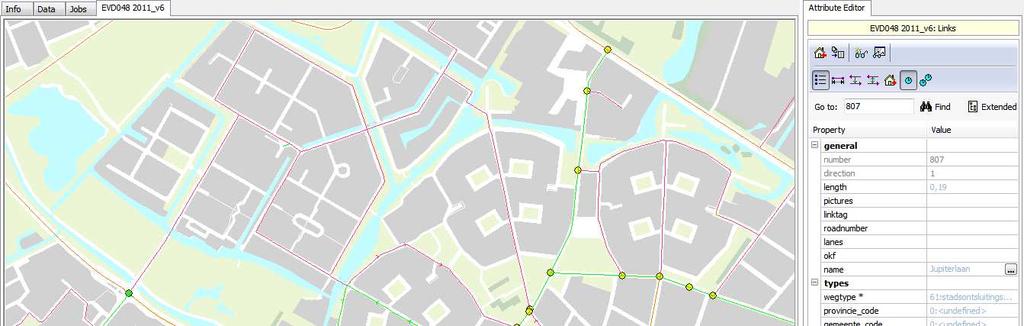 Figuur B3.1: Netwerk gemeente Edam-Volendam Uitgangspunt voor de snelheden in het netwerk zijn de wettelijke snelheden.