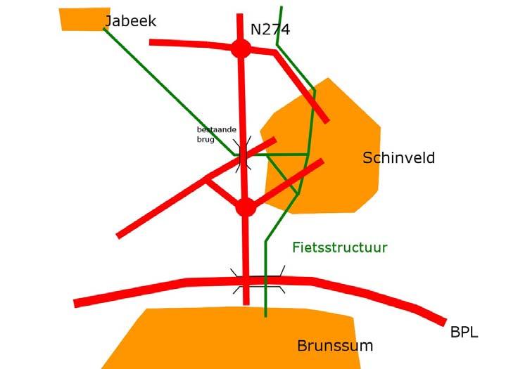 Goudappel Coffeng adviseurs verkeer en vervoer 29 deze ongelijkvloerse verbinding ter hoogte van Schinveld geen optie vanwege de lange omrijdafstand.