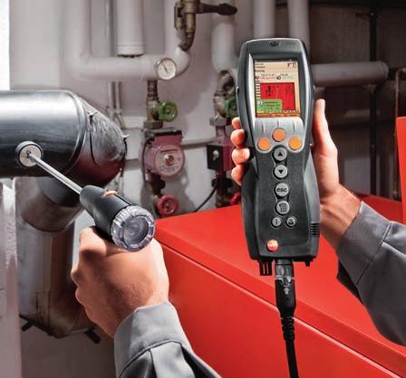 testo 330 LL testo 330, voor een complete analyse aan de CV-installatie Rookgasanalyse was nog nooit zo eenvoudig Iedere CV-installatie dient tijdens onderhoud