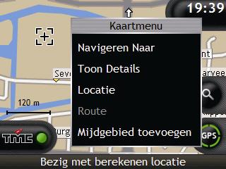 B2+ Verkeersmodule Wat kan ik nog meer doen? Wat kan ik nog meer doen? Hoe moet ik het Kaartmenu gebruiken? Met het Kaartmenu krijgt u toegang tot navigatiefuncties in het 3D- en 2D-Navigatie-scherm.