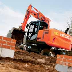 Uw exploitatiekosten dalen door de duurzaamheid van onze mobiele graafmachines en daar gaat het uiteindelijk om. De versterkte bakophanging van de nieuwe ZAXIS 190W is daar een goed voorbeeld van.