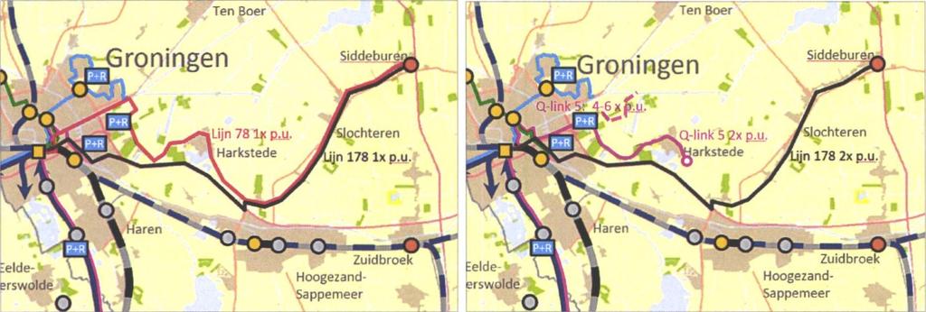 Daarnaast ontstaat aan de oostkant van de binnenstad een extra P+R capaciteit op P+R Meerstad die een aantrekkelijk alternatief biedt voor autoreizigers naar de binnenstad vanuit het noorden en