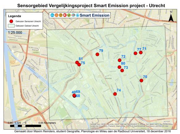 Vergelijking binnensteden aan de hand van sensor data Smart