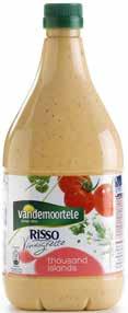 INDIAN CURRY VINAIGRETTE (750 ML) Deze romige oosters geïnspireerde is bereid met