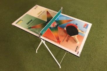 PingPongtafel met bedrukking Go-GrowSpel