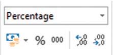 Je gaat dat zodanig opzetten dat de uitkomst van de formule (geleend bedrag rente%) altijd klopt, wat het percentage of het bedrag ook is. Figuur 1.2 Neem de gegevens uit figuur 1.2 over in Excel.