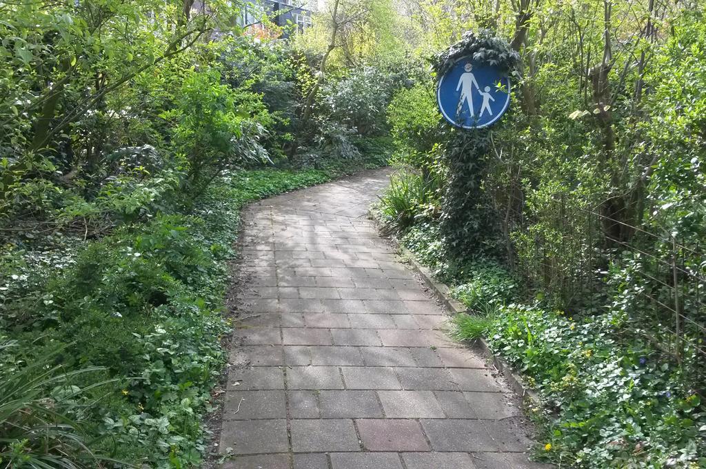 De groene achterdeur Een wandelpad door het groen naar het groen.