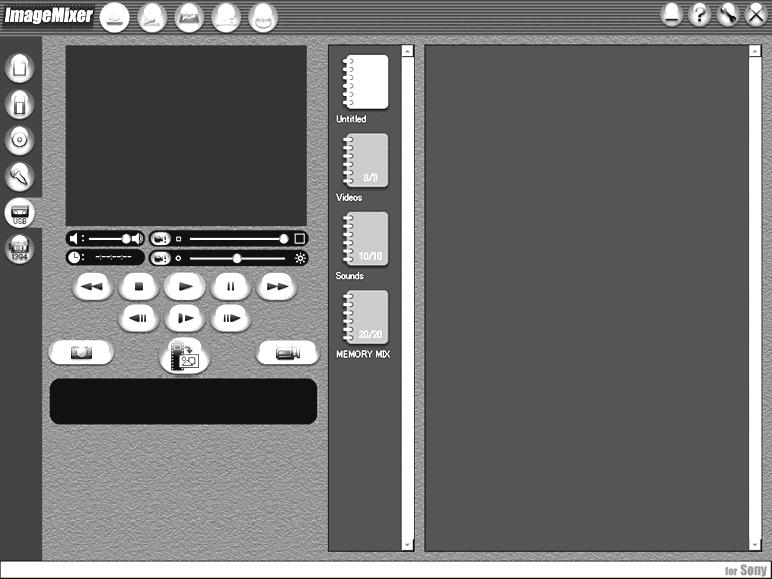 Anzeigen von Bildern auf Band oder Live-Bildern vom Camcorder am Computer USB Streaming Einlesen von Standbildern Vorschaufenster/ Controlevenster Beelden op een videocassette of livebeelden van de